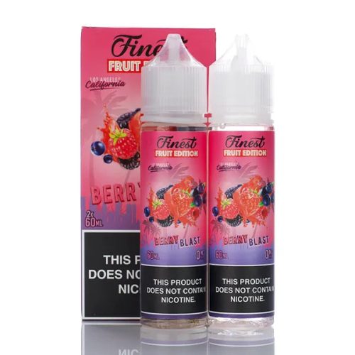 The Finest E-Liquid Fruit Edition - No Nicotine Vape Juice - 120ml