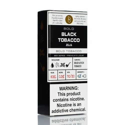 GlasBlackTobaccoNICBox