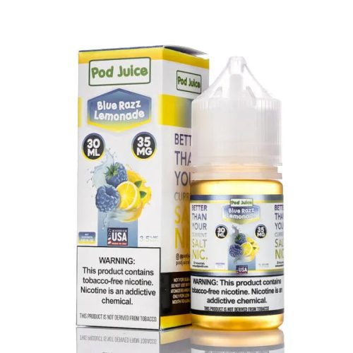 Pod Juice Salt - Blue Razz Lemonade - 30ml