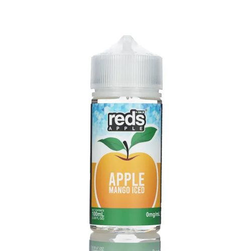 7 Daze Reds Apple ICED - No Nicotine Vape Juice - 100ml