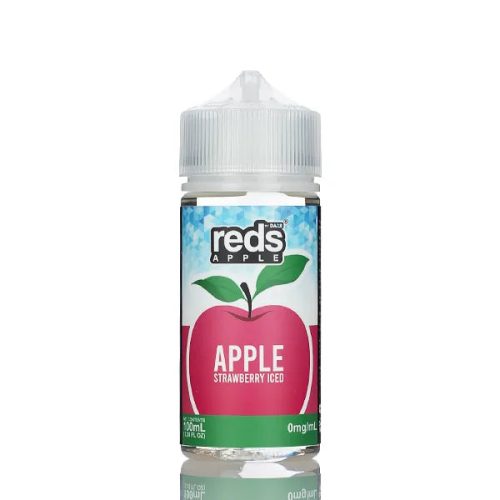 7 Daze Reds Apple ICED - No Nicotine Vape Juice - 100ml