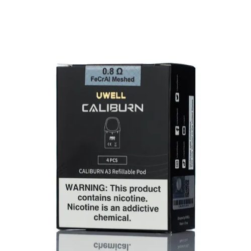 Uwell Caliburn A3 Replacement Pods (Pack of 4)