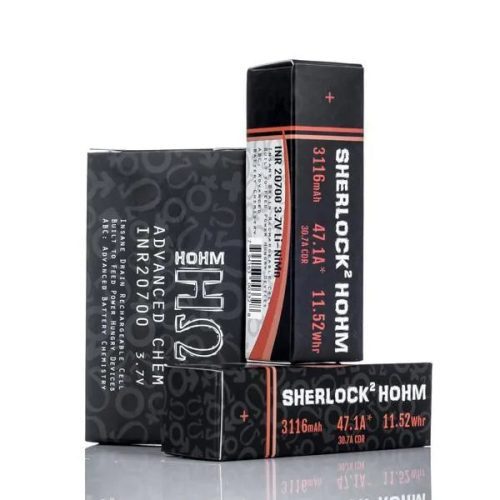 hohm tech accessory hohm tech sherlock hohm 2 20700 3116 mah 47 1a battery 8232546795579