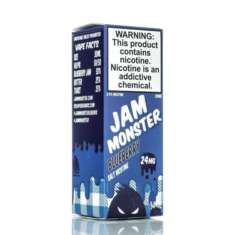 jam monster e liquid nicotine salt e liquid jam monster salts blueberry jam 30ml 6942027087931