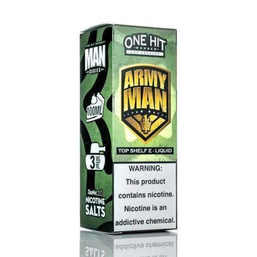 one hit wonder e liquid e liquid one hit wonder e liquid army man 100ml 6615482466363