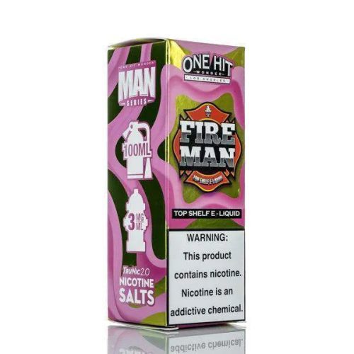 one hit wonder e liquid e liquid one hit wonder fire man 100ml 6615210426427