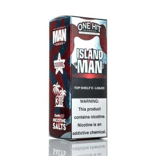 one hit wonder e liquid e liquid one hit wonder island man 100ml 6615077847099