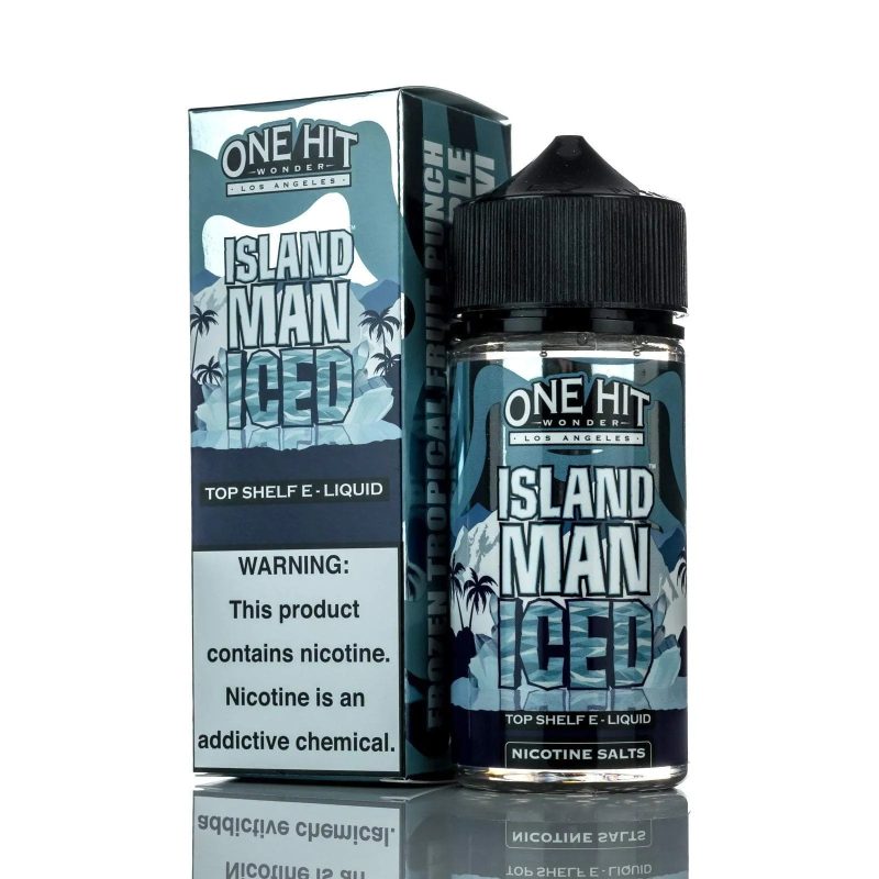 one hit wonder e liquid e liquid one hit wonder island man iced 100ml 7255395106875