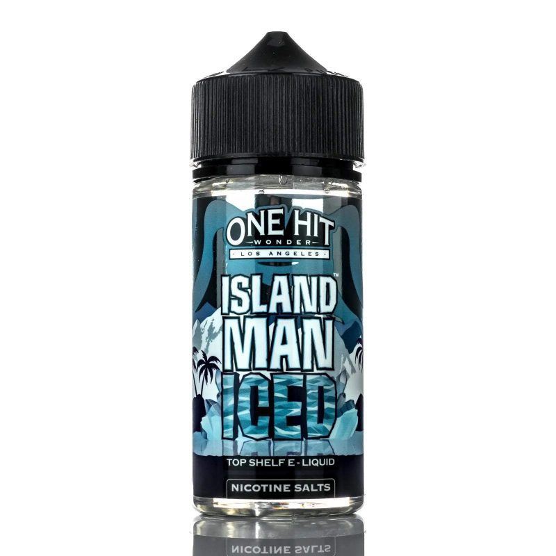 one hit wonder e liquid e liquid one hit wonder island man iced 100ml 7255395270715