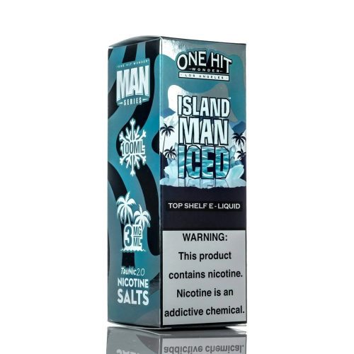 one hit wonder e liquid e liquid one hit wonder island man iced 100ml 7255395500091